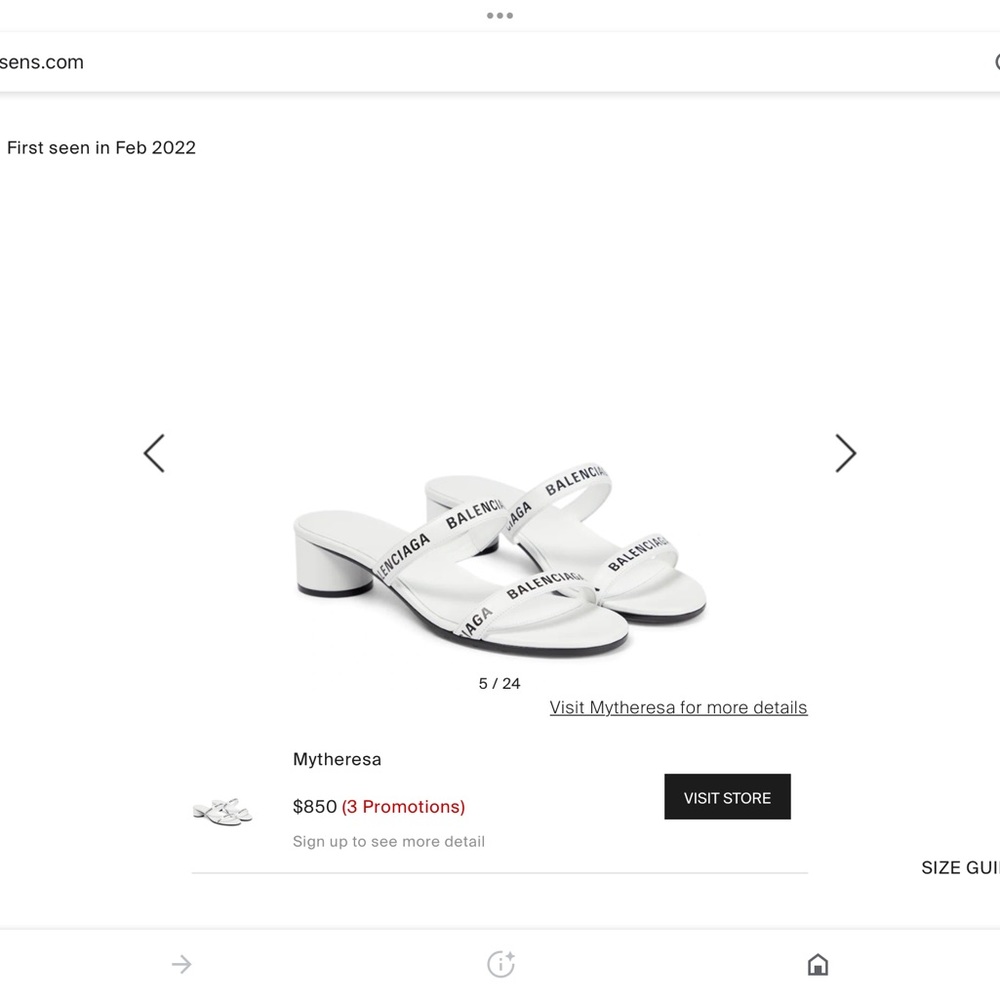 🔥🔥Balenciaga  45 mm long strap sandal🔥🔥